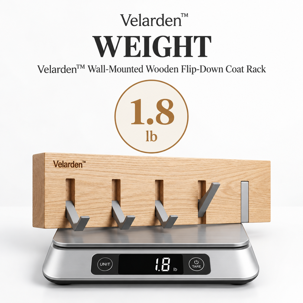 Oakline™ Flip-Down Coat Rack — Product Weight