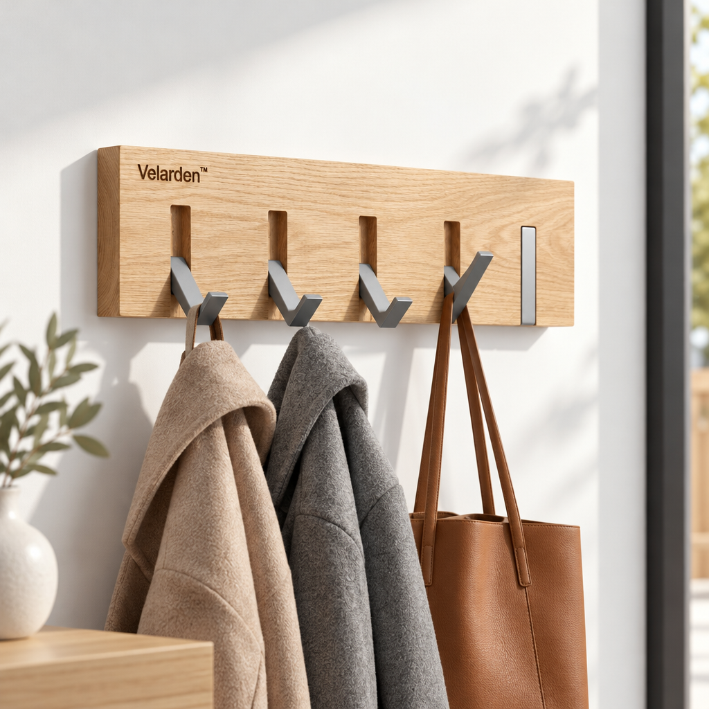 Oakline™ Flip-Down Coat Rack — Brand Hero Image