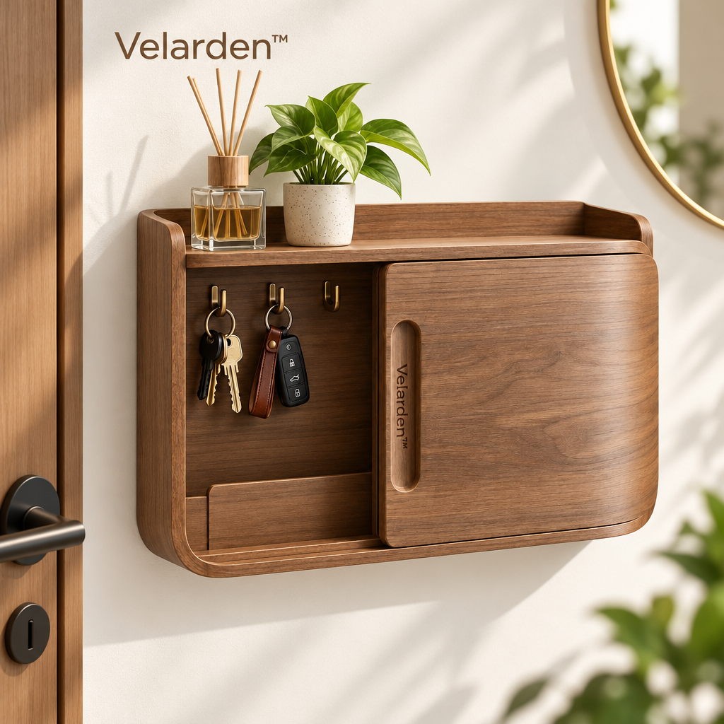 Hearth™ Wall Drop-Zone Cabinet — Lifestyle Image
