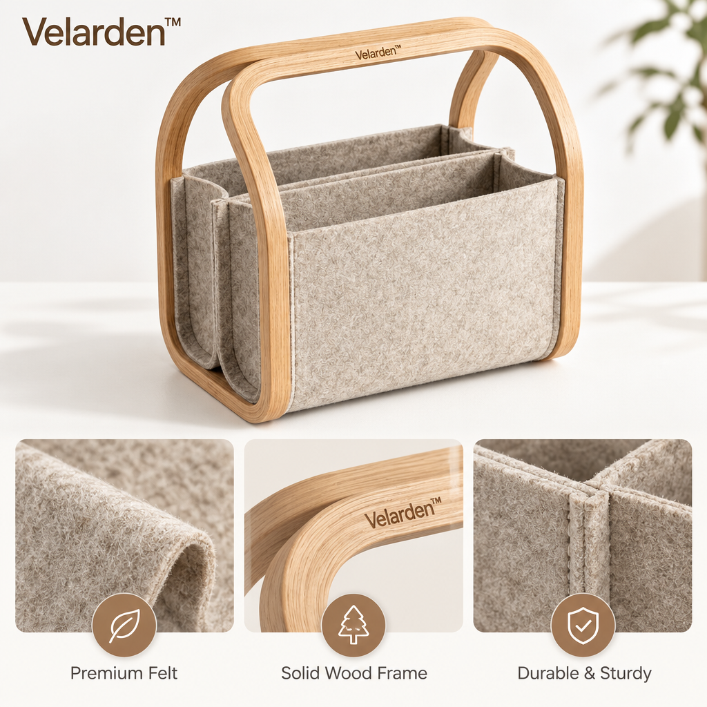 Carrywell™ Double-Compartment Caddy — Materials & Structure