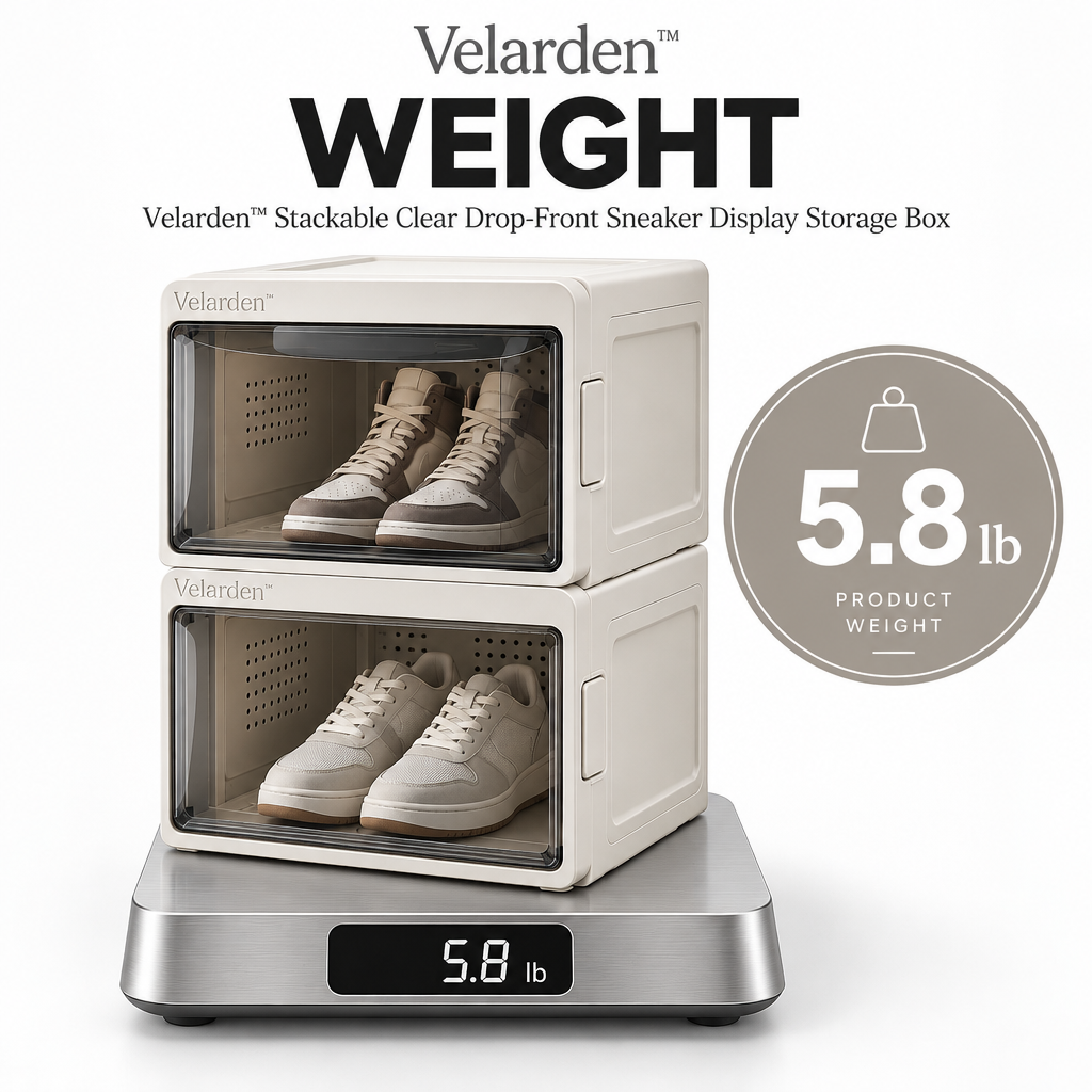 ClearFront™ Stackable Shoe Box Set — Product Weight