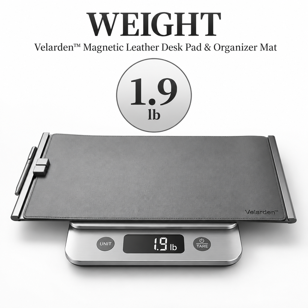 Magnetic Ledger Desk Pad — Product Weight