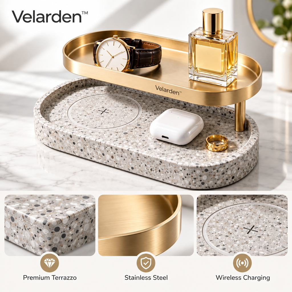 Terra Two-Tier Charging Valet — Materials & Structure