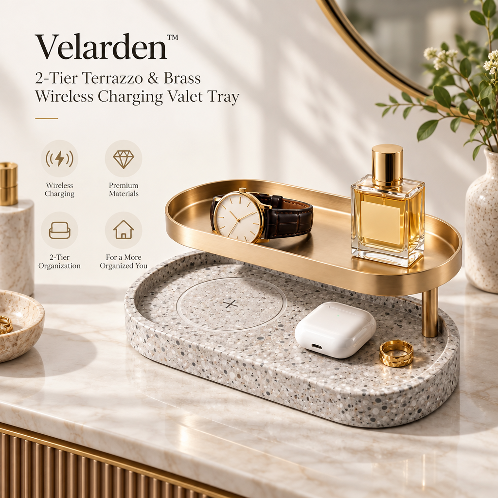 Terra Two-Tier Charging Valet — Brand Hero Image