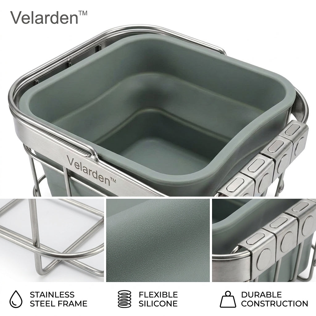 Foldaway Produce Storage Basket — Materials & Structure