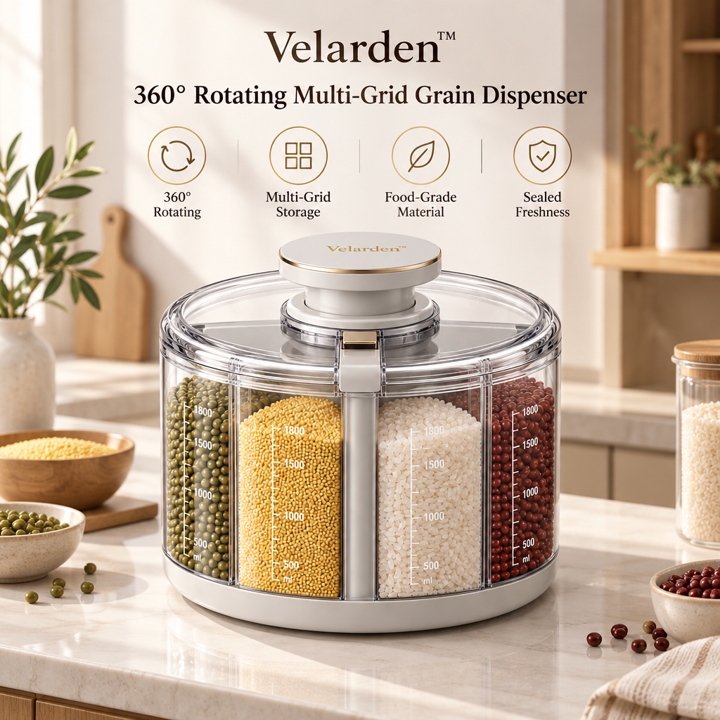 360° Rotating Grain Dispenser — Brand Hero Image