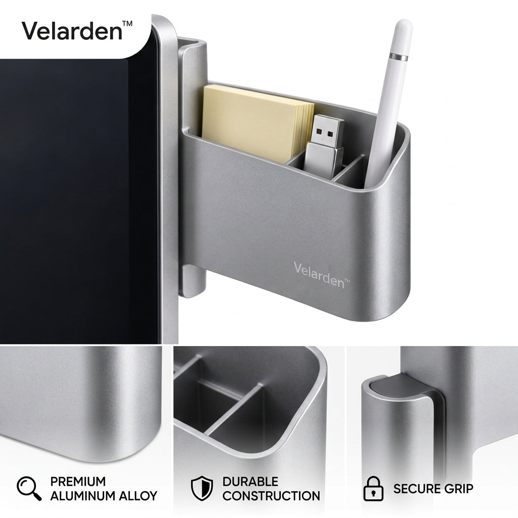 MonitorMate™ Side Organizer — Materials & Structure
